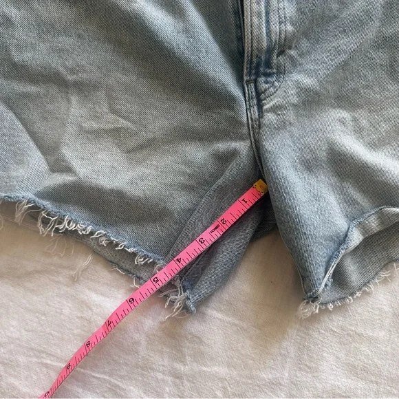 Lucky Brand 90s Midi size 6 Light Blue Jean Shorts classic - Picture 6 of 7